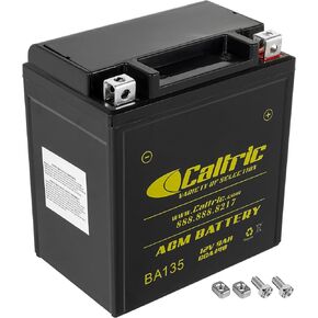 Caltric Agm Battery Compatible with Suzuki Gs500 2001 2002 / Gs500E 1990-2002 / Gs500F 2007 2008 2009 in Kuwait