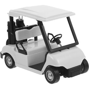 Veemoon Golf Cart Model, 4½" Die Cast Metal Golf Cart Toy White Pull Back Toy Car Mini Golfcarts Cake Topper Table Golfcart Decoration for Kid Toddler Vehicle Dollhouse Decor Cake Topper Party Favor in Saudi Arabia