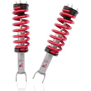 3" Loaded Struts Compatible with 2012-2018 Ram Truck 1500 4WD Lifted Coil Leceling Struts-Red in Kuwait