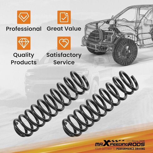 مجموعة تسوية زنبركية أمامية 3.5 بوصة من maXpeedingrods لسيارة Jeep TJ Wrangler وRubicon وUnlimited 1997-2006 in Saudi Arabia
