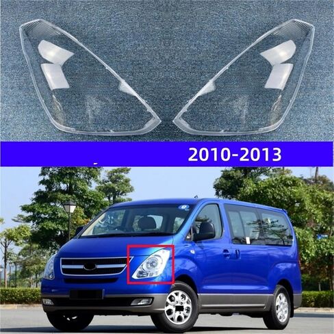 متوافق مع Hyundai H1 2010 2012 2013 غطاء مصباح أمامي من مادة الكمبيوتر الشفافة (يسار) in Saudi Arabia