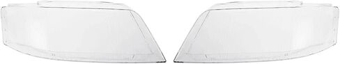 1Pair Headlight Lens Cover Compatible For Audi A6 C5 1999-2002 Transparent Lampshade Left+Right Car Headlamp Cover Clear Lamp Shell in Saudi Arabia