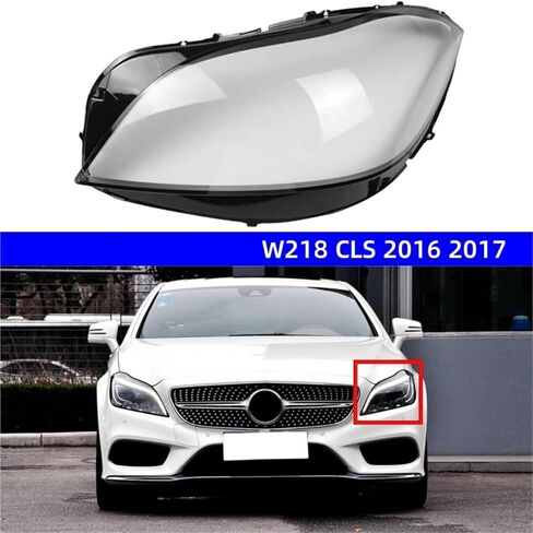 متوافق مع مرسيدس بنز W218 CLS 2016 2017 ملحقات السيارات غطاء المصباح الأمامي (يمين) in Saudi Arabia