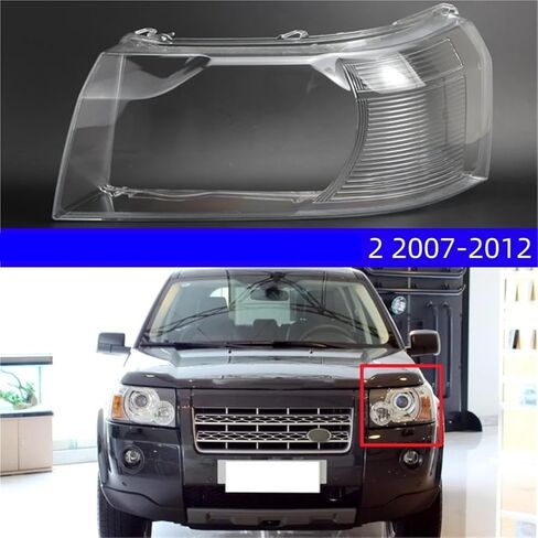 Compatible For Land Rover Freelander 2 2007 2008 2009 2010 2011 2012 Car Accessories Replace A Transparent PC Headlamp Transparency Shell(Left) in Saudi Arabia