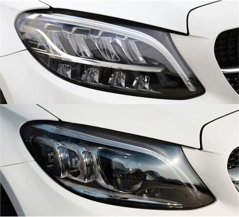 متوافق مع مرسيدس بنز W205 2019 2020 2021 C Class C180 C200 C260L C280 C300 أضواء السيارة قذيفة الزجاج الأمامي الأمامي (يمين) in Saudi Arabia