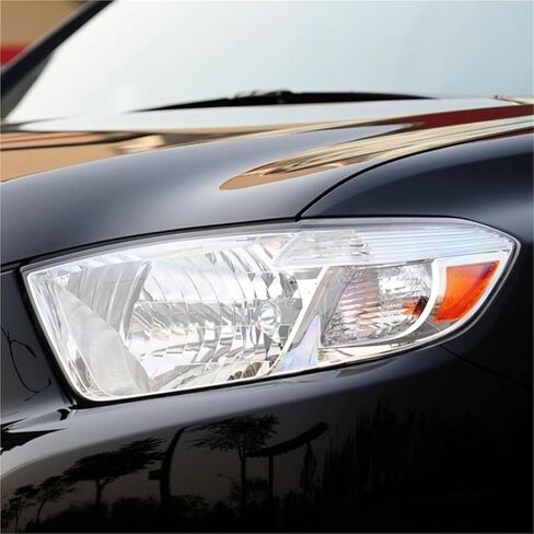 Compatible For Toyota Highlander 2007 2008 2009 2010 2011 Headlight Shell Lamp Shade Transparent Lens Cover Headlight Cover(Left) in Saudi Arabia