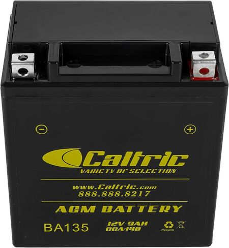 Caltric Agm Battery Compatible with Suzuki Gs500 2001 2002 / Gs500E 1990-2002 / Gs500F 2007 2008 2009 in Saudi Arabia