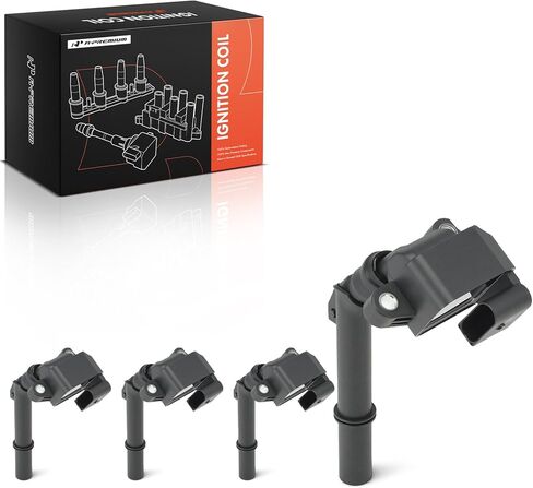 A-Premium Engine Ignition Coil Pack Compatible with Mercedes-Benz A220 2019-2022, A250 2019, A35 AMG 2020-2022, B250 2019, C300 2019-2023, CLA250, CLA35 GLA250 GLA35 GLB35 AMG, E350, GLB250, 4-PC Set in Saudi Arabia