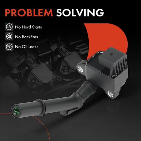 A-Premium Engine Ignition Coil Pack Compatible with Mercedes-Benz A220 2019-2022, A250 2019, A35 AMG 2020-2022, B250 2019, C300 2019-2023, CLA250, CLA35 GLA250 GLA35 GLB35 AMG, E350, GLB250, 4-PC Set in Saudi Arabia