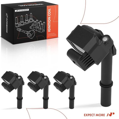 A-Premium Engine Ignition Coil Pack Compatible with Mercedes-Benz A220 2019-2022, A250 2019, A35 AMG 2020-2022, B250 2019, C300 2019-2023, CLA250, CLA35 GLA250 GLA35 GLB35 AMG, E350, GLB250, 4-PC Set in Saudi Arabia