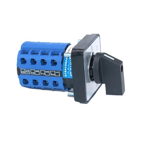 SZW26/LW26-20 1-0-2 4-Phase 64X64 48X48mm مفتاح تبديل الكامة بمقبض دوار 660V 20A(D404.4 1 0 2 64X64mm) in Kuwait
