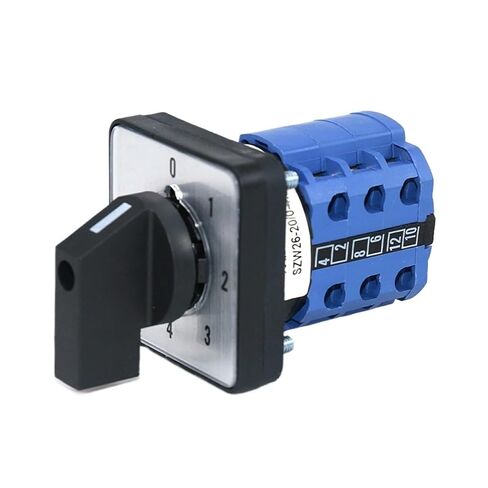 SZW26/LW26-20 20A 64X64 48X48mm Conversion Rotary cam Switch(0-4.3 01234 64X64mm) in Saudi Arabia