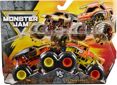 شاحنة مونستر جام الرسمية بمقياس 1:64، قطعتين من السلسلة 33 Max-D XX vs El Toro Loco in Kuwait