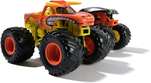شاحنة مونستر جام الرسمية بمقياس 1:64، قطعتين من السلسلة 33 Max-D XX vs El Toro Loco in Kuwait