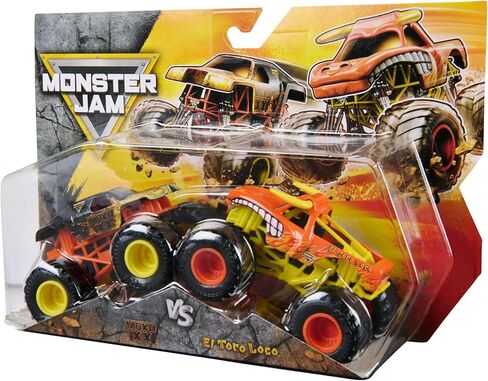 شاحنة مونستر جام الرسمية بمقياس 1:64، قطعتين من السلسلة 33 Max-D XX vs El Toro Loco in Kuwait
