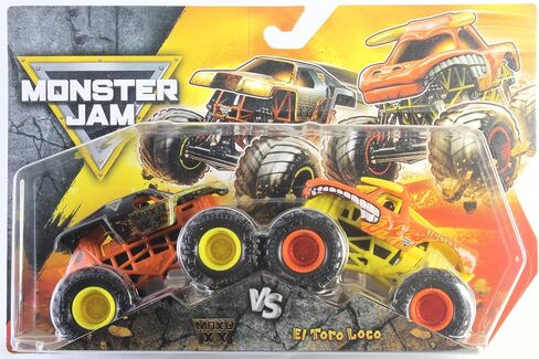 شاحنة مونستر جام الرسمية بمقياس 1:64، قطعتين من السلسلة 33 Max-D XX vs El Toro Loco in Kuwait