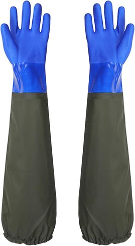 Gants en Caoutchouc imperméables et durables, gants d'étang résistants aux produits chimiques pour la vaisselle et le nettoyage des véhicules in Saudi Arabia