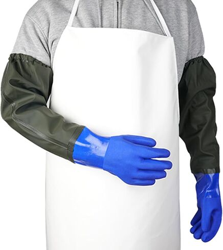 Gants en Caoutchouc imperméables et durables, gants d'étang résistants aux produits chimiques pour la vaisselle et le nettoyage des véhicules in Saudi Arabia