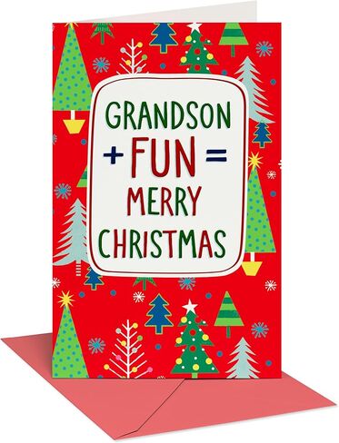 American Greetings Merry Christmas Card for Grandson (Holidays Happier) in Saudi Arabia