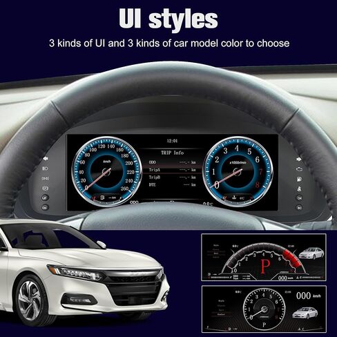 10.25" Digital Dash Instrument Cluster for Honda Accord 2003-2007 Digital Cluster Instrument Speedometer Replacement Dashboard in Saudi Arabia