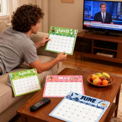 2026 Fridge Calendar, 12 Month Fridge Calendar Runs from January 2026 to December 2026 Calendars for Refrigerator Planning and Organizing, Festival (Small) in Saudi Arabia