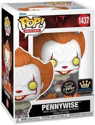 Funko Pop! Movies: IT - Pennywise Dancing Glow-in-The-Dark Chase Specialty Series Bundled with a Byron's Attic Protector in Saudi Arabia