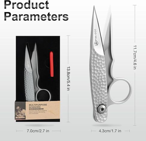 Premium Tailor Scissors, Stainless Steel Embroidery Scissors with Comfort Grip Handle, Sharp Fabric Shears for Sewing, Quilting, Leather Making in Saudi Arabia