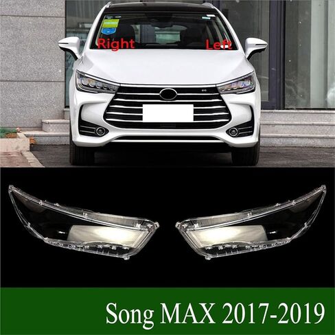 Compatible For BYD Song MAX 2017-2019 Headlight Cover Transparent Headlamp Shell Lens Replace Original Lampshade(Right) in Saudi Arabia