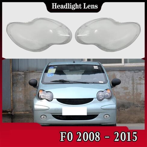 Compatible For BYD F0 2008 2009 2010 2011 2012 2013 2014 2015 Car Headlight Shell Transparent Lampshade Headlamp Cover Lens(Left Side) in Saudi Arabia