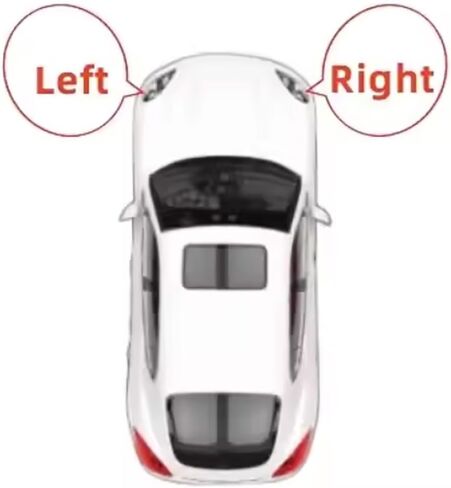 Compatible For BYD F0 2008 2009 2010 2011 2012 2013 2014 2015 Car Headlight Shell Transparent Lampshade Headlamp Cover Lens(Left Side) in Saudi Arabia