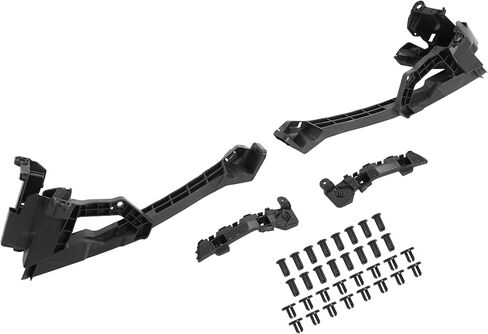 KUAFU Left&Right Front Headlight+Bumper Bracket Mount Support Retainer Kit Compatible with 2012-2014 Honda CR-V Replacement for 71198T0AA01 71190T0AA00 71140T0AA00 HO1042117 HO1043117 Plastic(PP+ABS) in Saudi Arabia