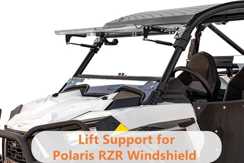 Qty (2) WS-GS-RZR 2878717 10in UTV Tip-Out Front Windshield Gas Shock Strut Spring Lift Support for Polaris RZR Flip-Up Window Parts Replacement 𝐖𝐢𝐭𝐡 𝐁𝐚𝐥𝐥 𝐒𝐭𝐮𝐝𝐬 𝐚𝐧𝐝 𝐒𝐜𝐫𝐞𝐰𝐬 in Saudi Arabia