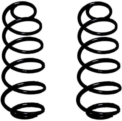 Newparts Pair Set of 2 Rear Coil Springs for Audi A4 Quattro L4 2.0L in Saudi Arabia
