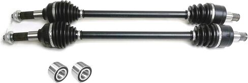 ATVPC Front CV Axle Pair with Bearings for Kawasaki Mule Pro FX FXR FXT DX DTX 2015-2021 in Saudi Arabia