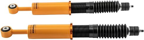 maxpeedingrods Coilovers لسيارة Toyota Yaris 2007-2011، لسيارة Scion XD 2008-2010، طقم دعامات تعليق كويلوفر قابل للتعديل للارتفاع، دعامات ممتص الصدمات للتخميد مسبقًا، طقم خفض ذهبي in Saudi Arabia