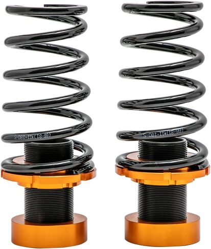 maxpeedingrods Coilovers لسيارة Toyota Yaris 2007-2011، لسيارة Scion XD 2008-2010، طقم دعامات تعليق كويلوفر قابل للتعديل للارتفاع، دعامات ممتص الصدمات للتخميد مسبقًا، طقم خفض ذهبي in Saudi Arabia