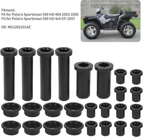 Aramox Rear Suspension Bushings Kit Fit for Polaris Sportsman 500 HO 4X4 03?05 OE:MG1282101AZ in Saudi Arabia
