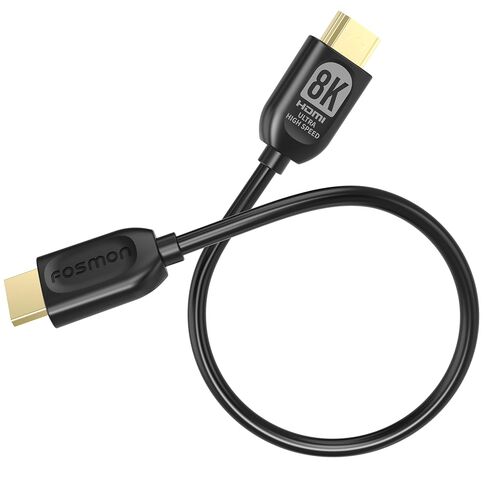 Fosmon 4K HDMI Cable 50FT/15M, HDMI 2.0 Cable 4K@60Hz/2160p Support 18Gbps, HDCP, 3D, ARC, Dolby TrueHD, 30AWG Compatible with UHD TV, PC Monitor, Console, PS4, PS5, Xbox 360/One/X/S, Nintendo Switch in Kuwait