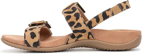 صندل نسائي من VIONIC بكعب Reese Slingback، مصنوع من نسيج صناعي فضي اللون، 7 in Saudi Arabia