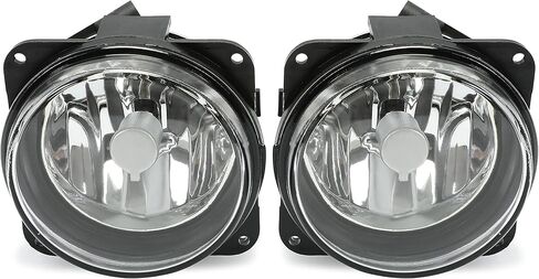 مصابيح الضباب HECASA متوافقة مع 2000-2004 Ford F-150 F150 Harley Davidson زوج يسار يمين شفاف in Kuwait