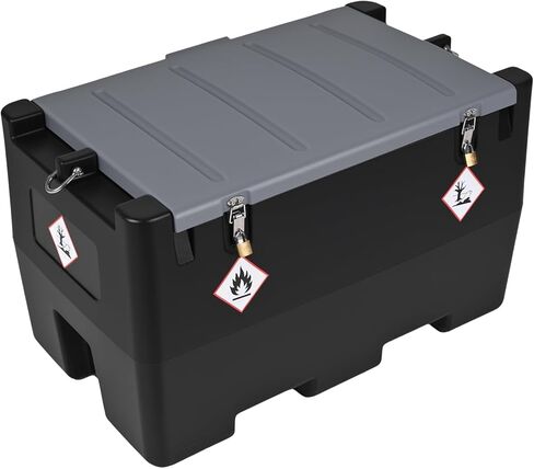 Portable Fuel Transfer Tank 50 Gallon (Fuel Tank with 100W & 3200 RPM Transfer Pump,13 FT Power Cord) Gasoline & Diesel Transfer Tank in Saudi Arabia