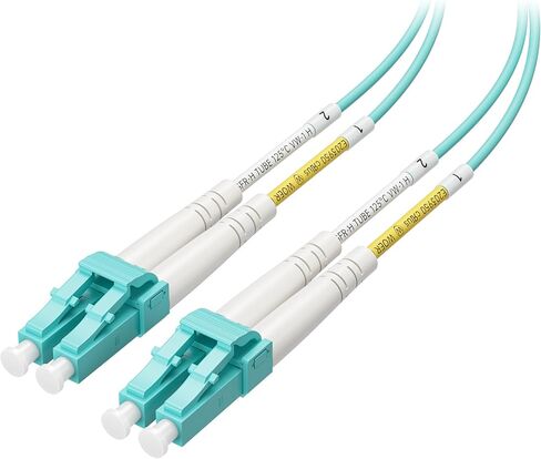 Cable Matters 10Gb 40Gb OFNP Plenum Rated Multimode Duplex 50/125 OM4 Fiber Cable (Fiber Optic Cable, LC to LC Fiber Patch Cable) 1m in Saudi Arabia