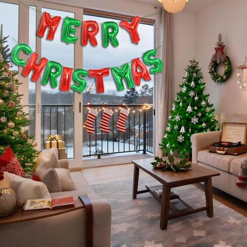 عيد ميلاد سعيد بالون راية كاندي الألوان رسائل عيد ميلاد سعيد بالونات عيد الميلاد احباط بالونات زينة الحفلات in Kuwait