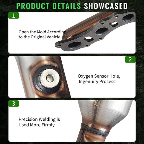 Exhaust Manifold Catalytic Converter Compatible with Toyota Tacoma 2005-2011 4Runner 2003-2009 FJ Cruiser 2007-2009 4.0L(OEM/OBD-Ⅱ Replacement Catalytic Convertor) in Kuwait