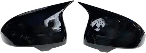 Car Rearview Side Mirror Cover Wing Cap Exterior Door Housing Shell Trim Sticker ABS Carbon,Compatible With Toyota Mark X Reiz 2010-2017(Replace Type Black) in Saudi Arabia