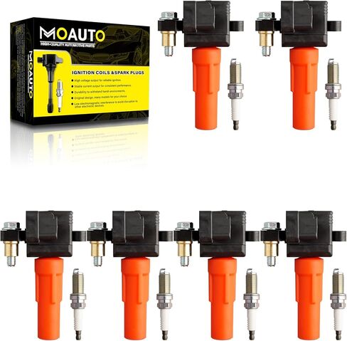 Set of 6 Ignition Coils Pack 22433AA531 UF287 & 6 PCS Iridium Spark Plugs Compatible with Subaru B9 Tribeca 2006-2007 Legacy 2008-2009 Outback 2001-2009 Tribeca 2008-2009 3.0L 3.6L H6 in Saudi Arabia