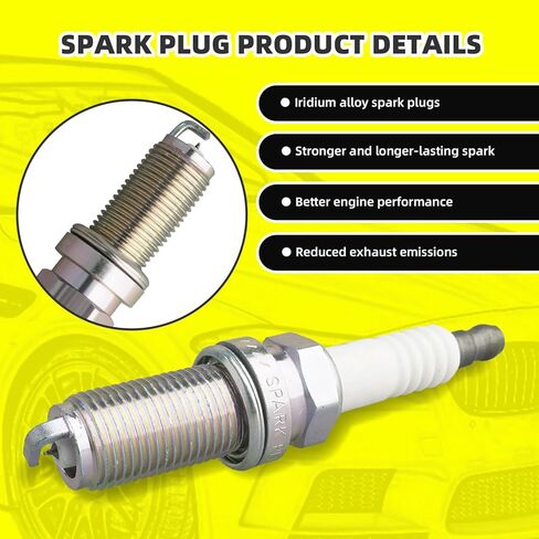 Set of 6 Ignition Coils Pack 22433AA531 UF287 & 6 PCS Iridium Spark Plugs Compatible with Subaru B9 Tribeca 2006-2007 Legacy 2008-2009 Outback 2001-2009 Tribeca 2008-2009 3.0L 3.6L H6 in Saudi Arabia