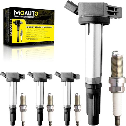 Set of 6 Ignition Coils Pack 22433AA531 UF287 & 6 PCS Iridium Spark Plugs Compatible with Subaru B9 Tribeca 2006-2007 Legacy 2008-2009 Outback 2001-2009 Tribeca 2008-2009 3.0L 3.6L H6 in Saudi Arabia