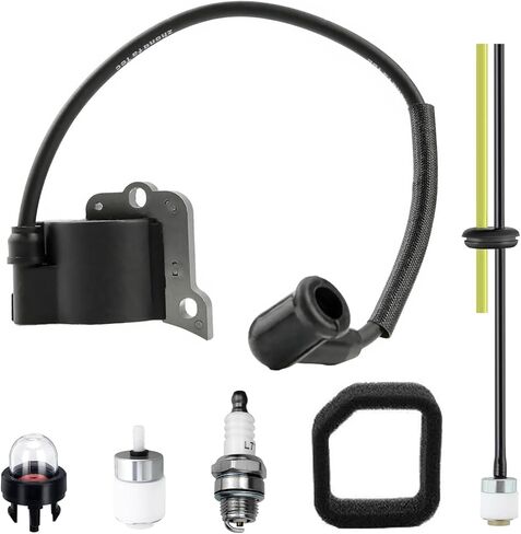 6698397 Ignition Coil Module Fit For Hitachi Tanaka RB24EAP TRB24EAP 23.9cc Leaf Blower Replace Parts - With Air Filter Assembly in Saudi Arabia