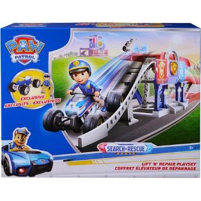 Paw Patrol Search & Rescue Lift 'N' Repair Playset with Exclusive Figure & Vehicle, Over 30+ Inch Long, Kids Toys for Boys and Girls Ages 3 and Up in Saudi Arabia
